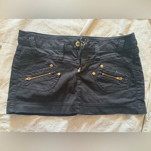 Guess black mini skirt